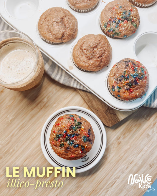 Recette : muffin banane miel