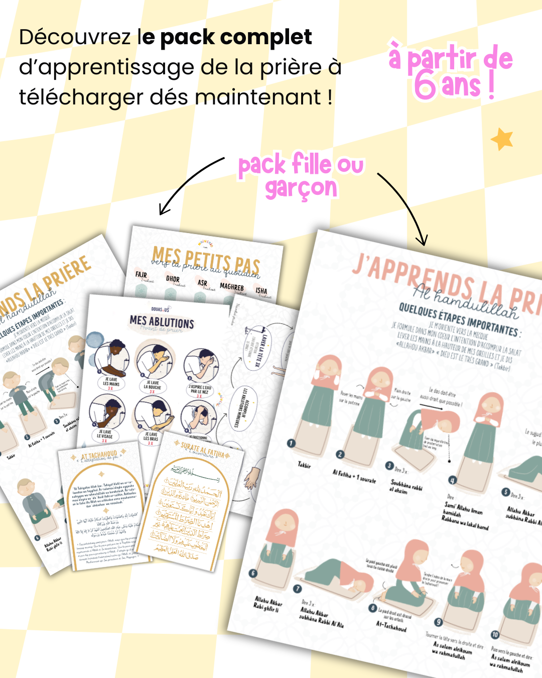 Pack d'apprentissage prière enfant