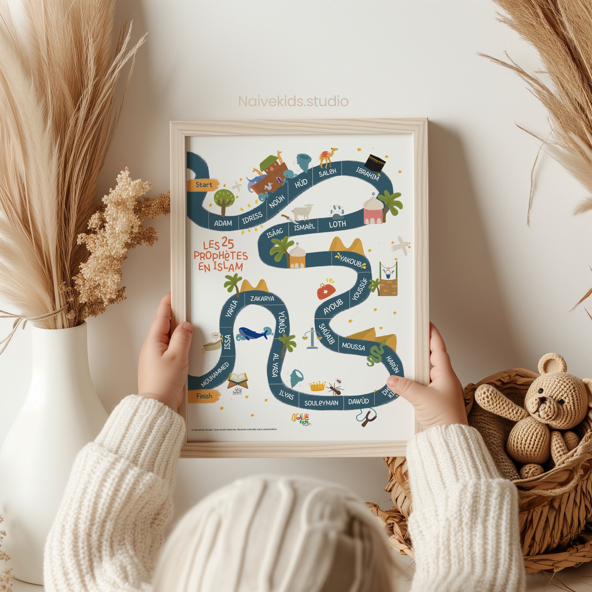 affiches pour enfants musulmans apprendre islam et les prophètes