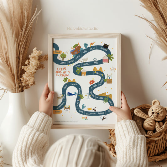 affiches pour enfants musulmans apprendre islam et les prophètes